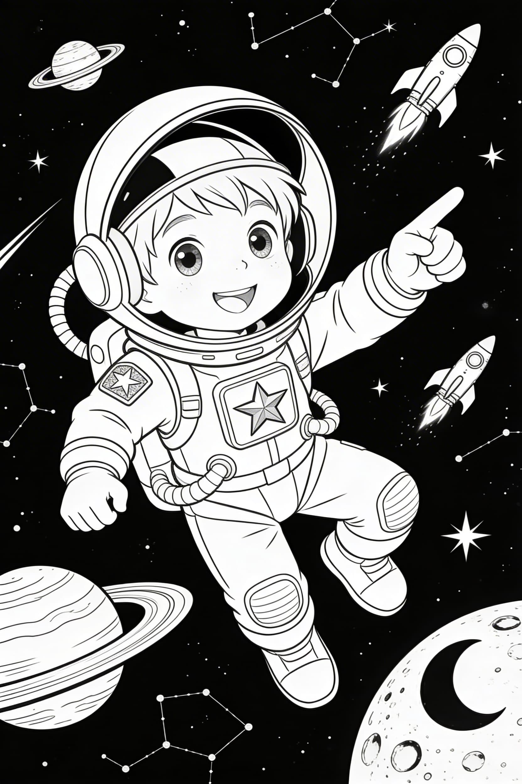 Astronauta no espaço